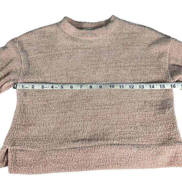 Old Navy Girls Soft Blush Pink Chenille Knit Sweater Long Sleeve Size Small 6-7 - Picture 5 of 8
